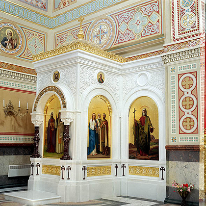 Роспись храмов, Иконы, Иконостасы, Роспись стен, Фрески, Иконы, Мозаика, Храмы, Дизайн, Строительство,  Отделка, Реставрация фресок, Реставрация икон, Роспись интерьеров и фасадов домов, Мозаика, Альфрейные работы - Иконописная мастерская, Продажа икон, сакральная живопись"Св. Архангел Гавриил" Икона
